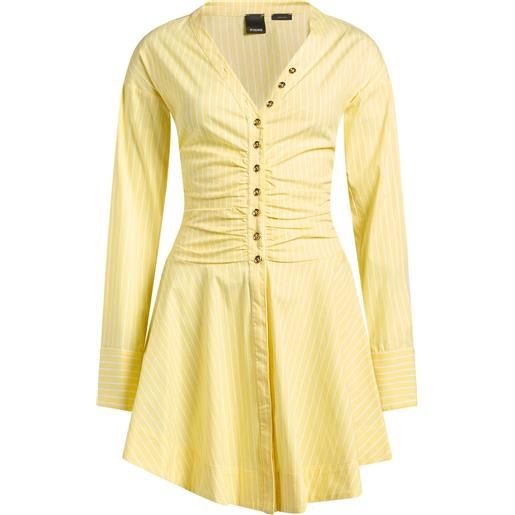 PINKO - vestito corto - giallo