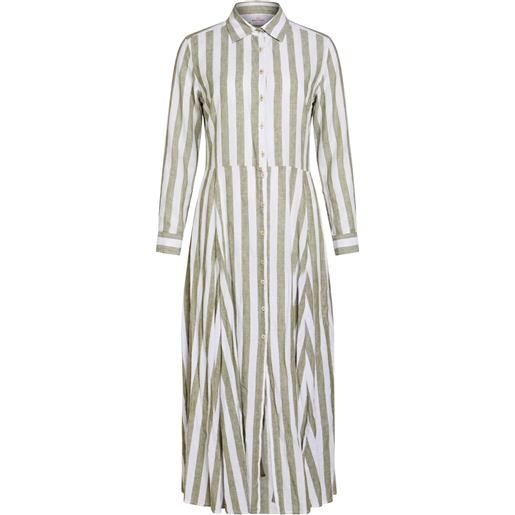 BASTONCINO - vestito chemisier - verde militare