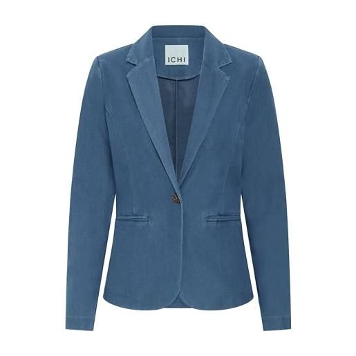 Ichi ihkate bl denim blazer casual da lavoro donna (pacco da 1)