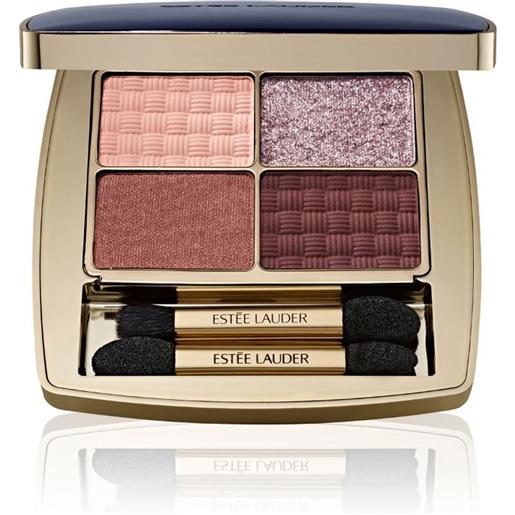 Estée Lauder pure color luxe eyeshadow quad palette occhi pow brunch
