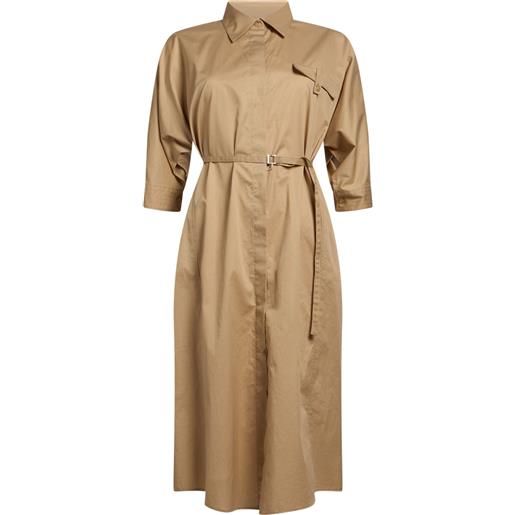 BOSS - vestito chemisier - sabbia