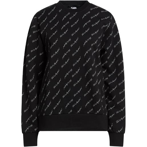 KARL LAGERFELD - felpa - nero