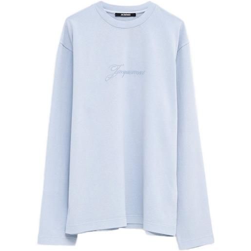 Jacquemus t-shirt pigmento - blu