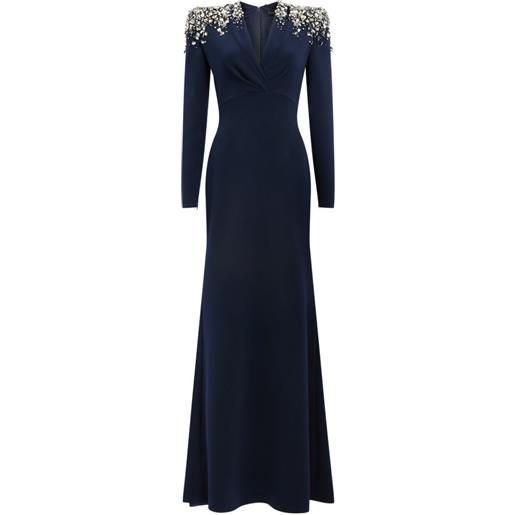 Jenny Packham abito quicksilver - blu