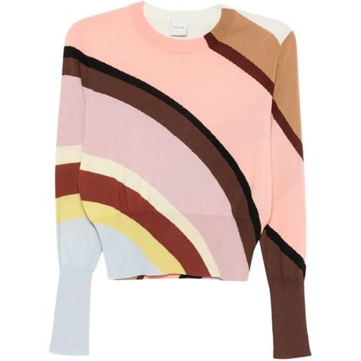 Paul Smith maglione a righe - rosa
