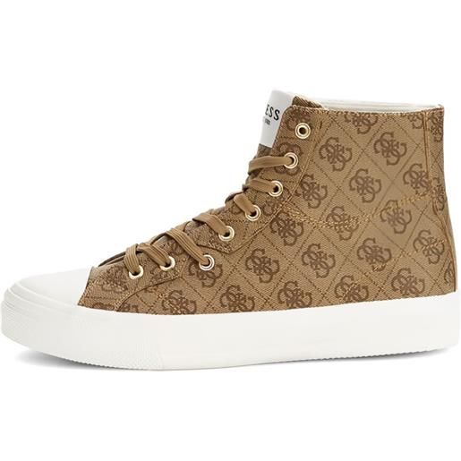 GUESS USA sneakers alte istria con logo - toni neutri