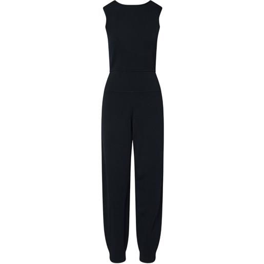 LIU JO tuta intera lunga in maglia - nero