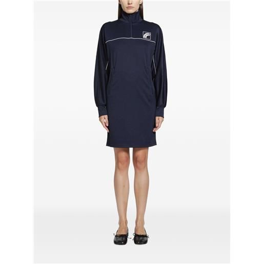 MM6 Maison Margiela abito corto con stampa - blu
