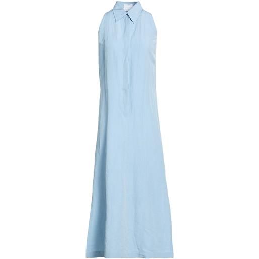 AKRIS - vestito chemisier - blu chiaro