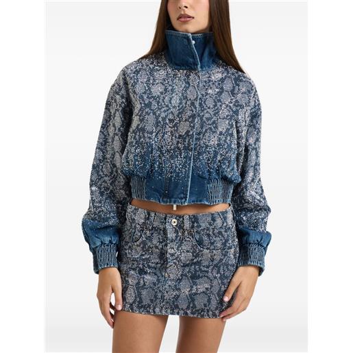 LIU JO giacca con strass - blu