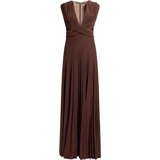 ELISABETTA FRANCHI - vestito estivo - cioccolato