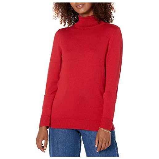 Amazon Essentials dolcevita leggero a maniche lunghe, vestibilità aderente donna