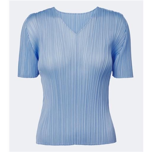 Pleats Please Issey Miyake top monthly colors: august plissé