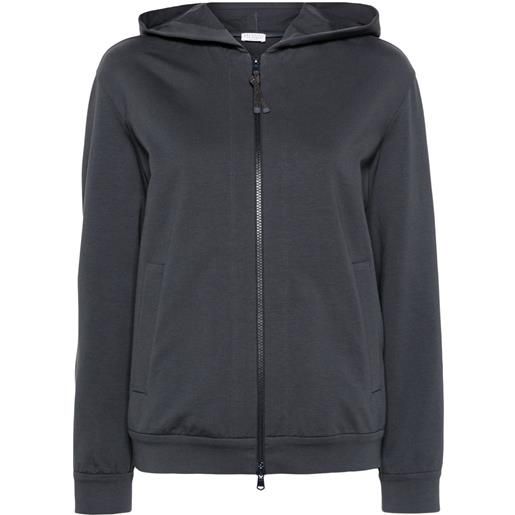 Brunello Cucinelli felpa con zip - blu