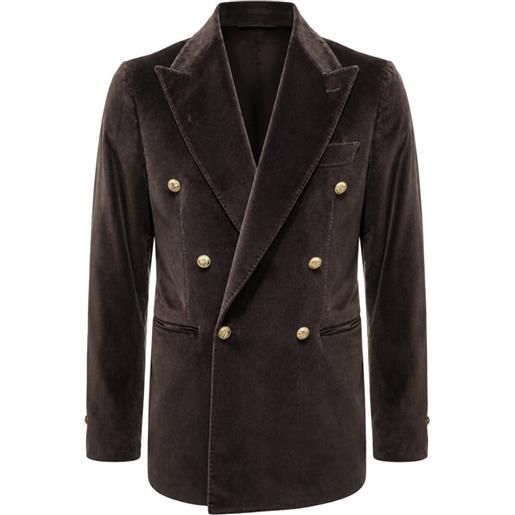 FRANZESE COLLECTION blazer doppiopetto oscar - marrone