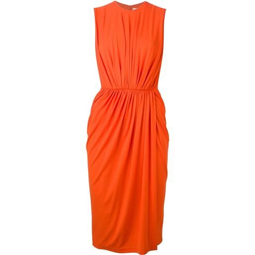 Givenchy smocked waist dress - arancione