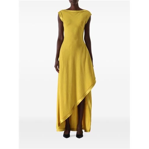 Jason Wu Collection abito da sera con orlo asimmetrico - giallo