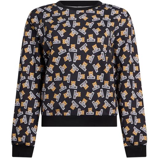 MOSCHINO - felpa - nero