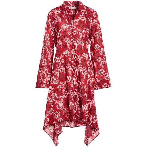 LANVIN - vestito chemisier - rosso