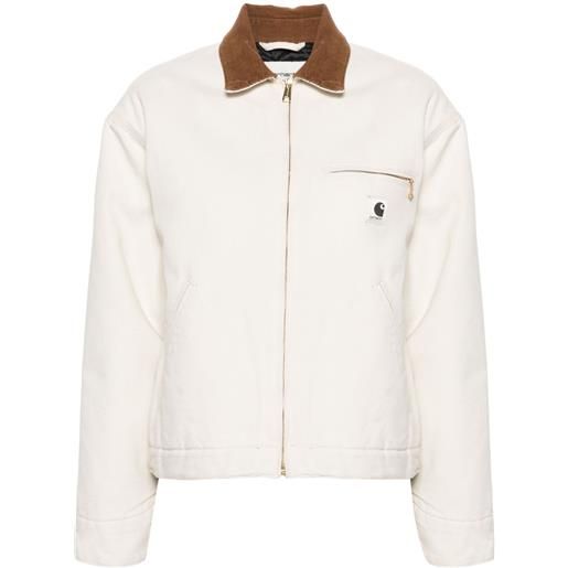 Carhartt WIP giacca detroit con applicazione - toni neutri