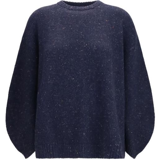 Fabiana Filippi maglione bouclé - blu