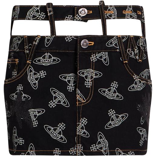 VIVIENNE WESTWOOD - gonna jeans - nero
