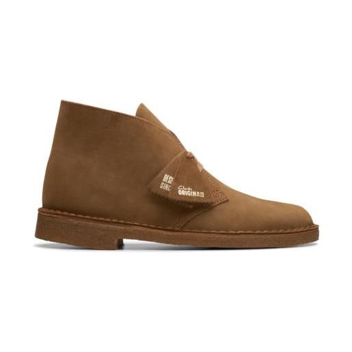 Clarks desert boot cola suede 40