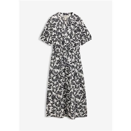 bonprix abito tunica largo in puro cotone-bianco