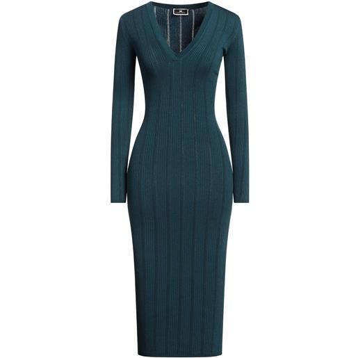 ELISABETTA FRANCHI - tubino - verde petrolio