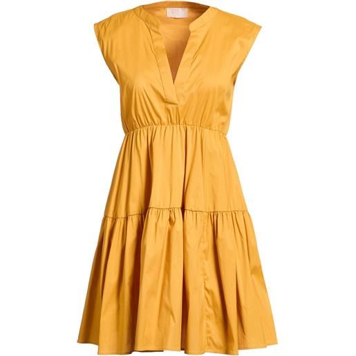 I BLUES - vestito corto - giallo ocra