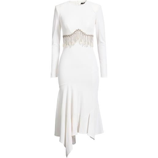ELISABETTA FRANCHI - vestito lungo - bianco
