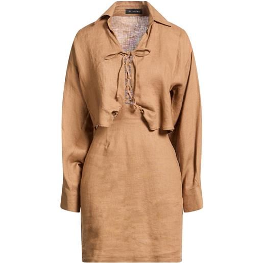 ACTUALEE - vestito corto - marrone