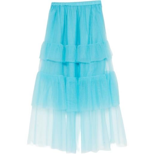 Cynthia Rowley gonna odette in tulle - blu