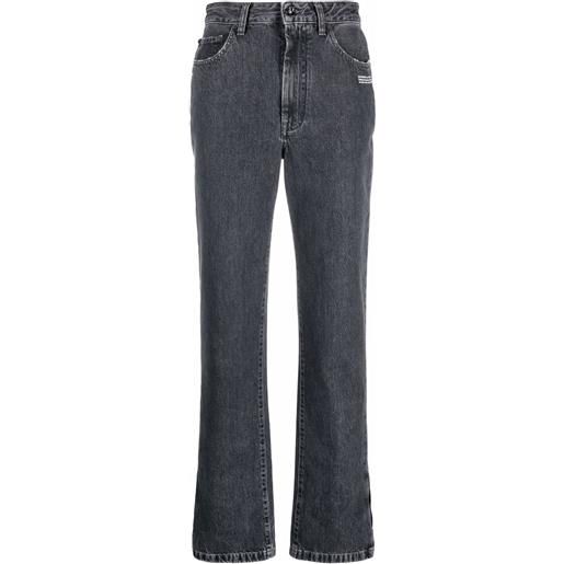 Off-White jeans dritti - grigio