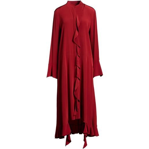 TIBI - vestito chemisier - mattone
