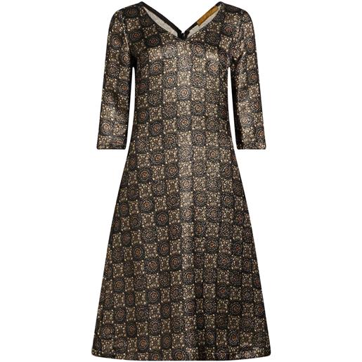 SIYU - vestito midi - oro