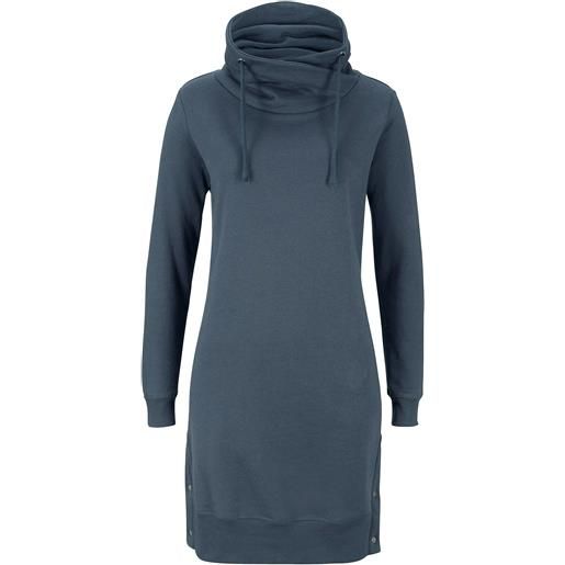 bonprix abito in felpa di puro cotone-blu