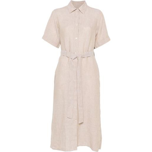 Gant abito midi con cintura - toni neutri