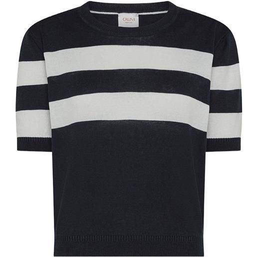 Cruna t-shirt a righe - blu