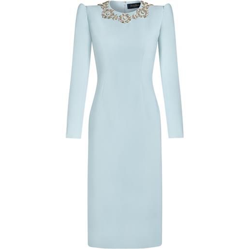Jenny Packham abito mantra con cristalli - blu