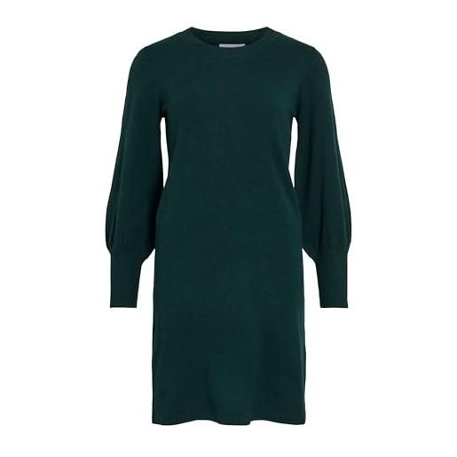 Vila vikerry o-neck knit dress - noos vikerry noos - abito a girocollo donna (pacco da 1)