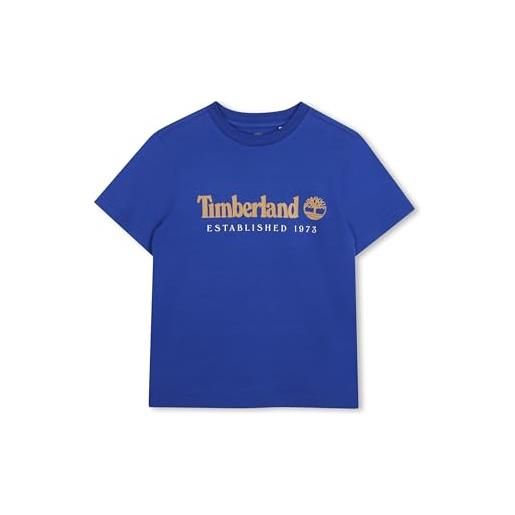 Timberland, t-shirt maniche corte in jersey, bambino