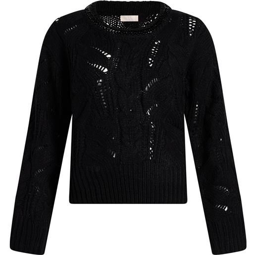 LIU -JO - pullover - nero