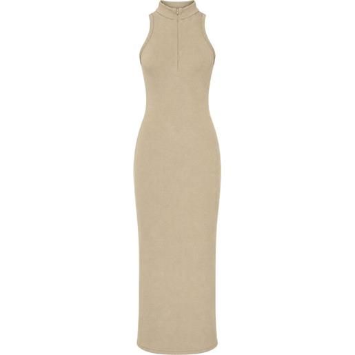 Club21 Collection abito lungo luna con cut-out sul retro - verde
