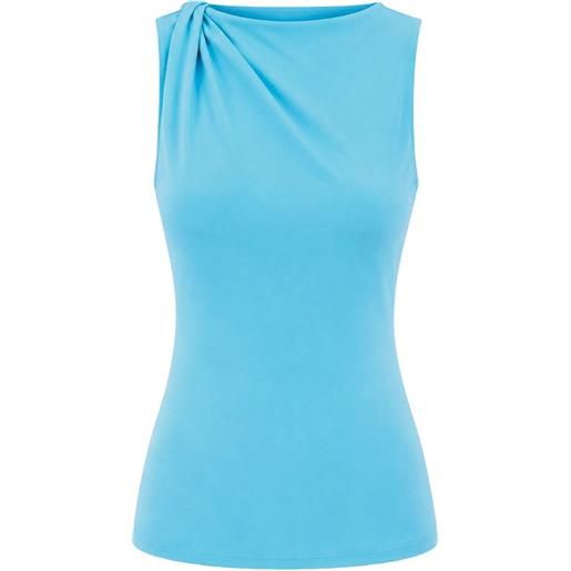 Paris Georgia top elemental twist - blu