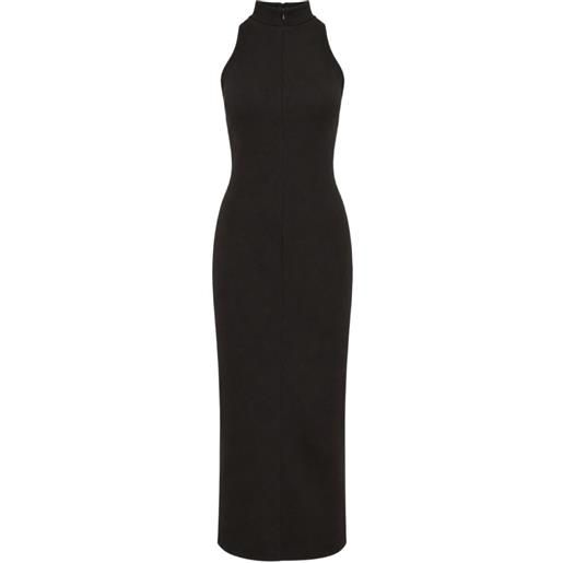 Club21 Collection abito lungo luna con dettaglio cut-out - nero