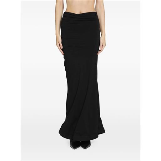 Junya Watanabe gonna lunga con ruches - nero