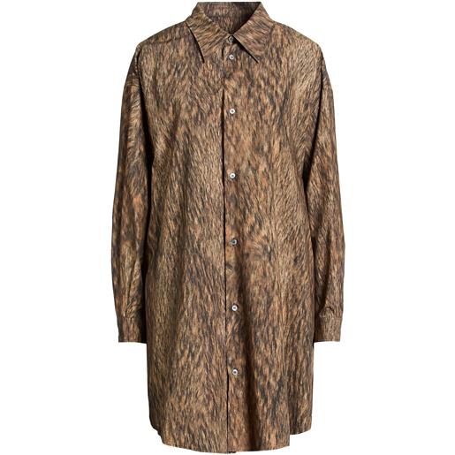 MM6 MAISON MARGIELA - vestito chemisier - sabbia