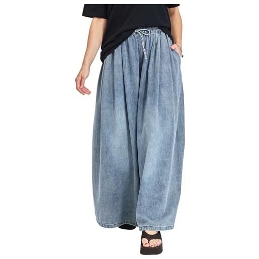 EXPOING wide-leg pantaloni casual donna