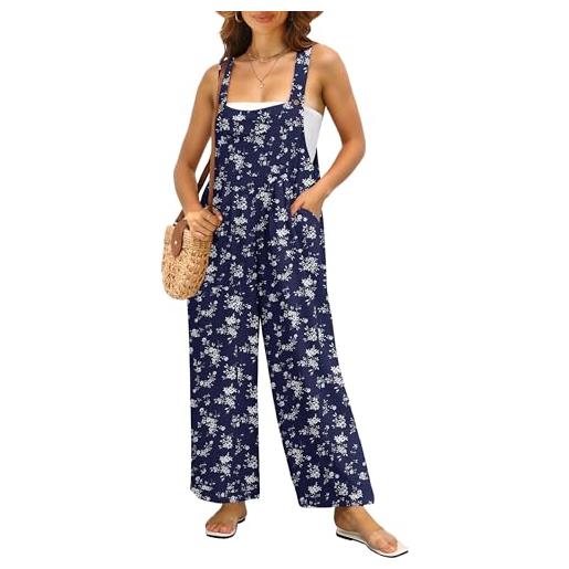 IWOLLENCE salopette da donna per l'estate del regno unito, tuta tutina per gravidanza, maternità, sciolta, casual, da indossare per le vacanze, con tasche laterali, cinghie regolabili